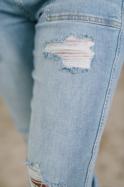Judy Blue Aiden Patch Pocket Boyfriend Jeans
