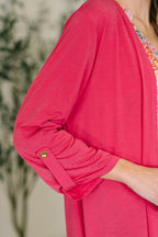 Fuchsia Breeze Cardigan