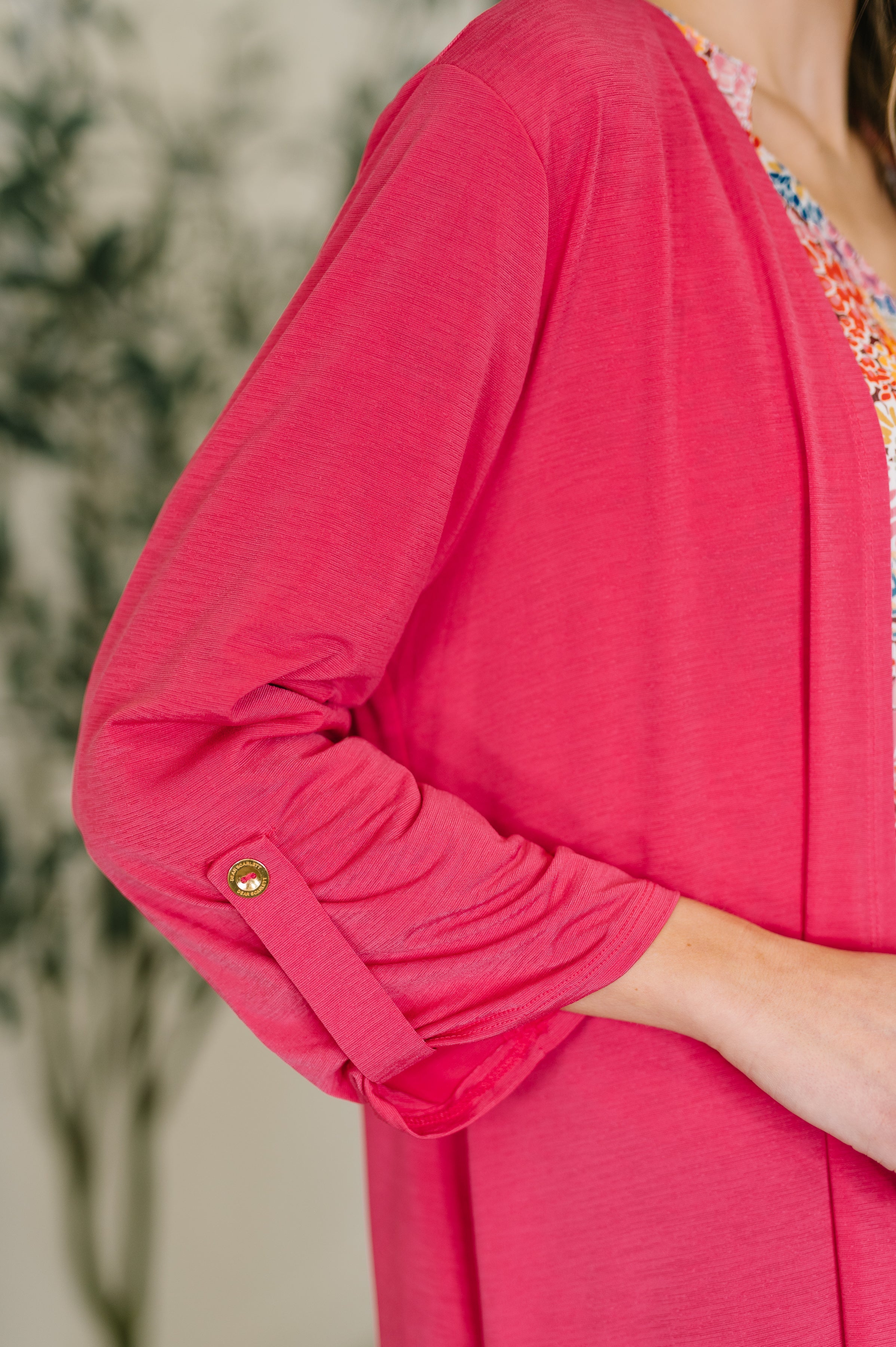Fuchsia Breeze Cardigan