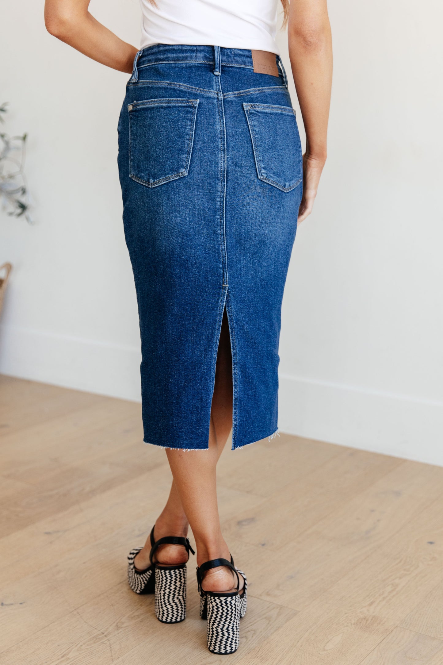Judy Blue Marcy Midi Skirt