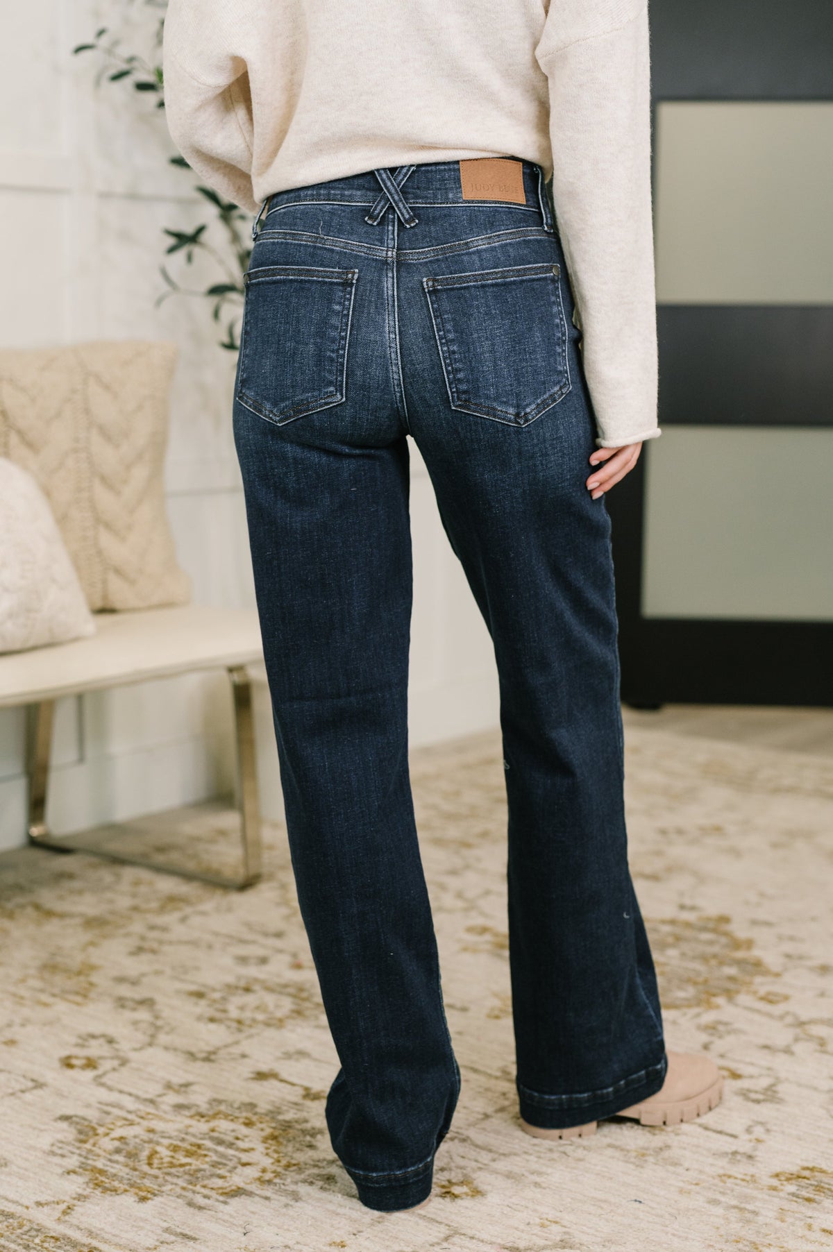Judy Blue Marty High Rise Wide Leg Trouser Jean