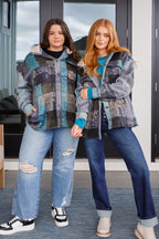 Cabin Trails Plaid Hooded Shacket