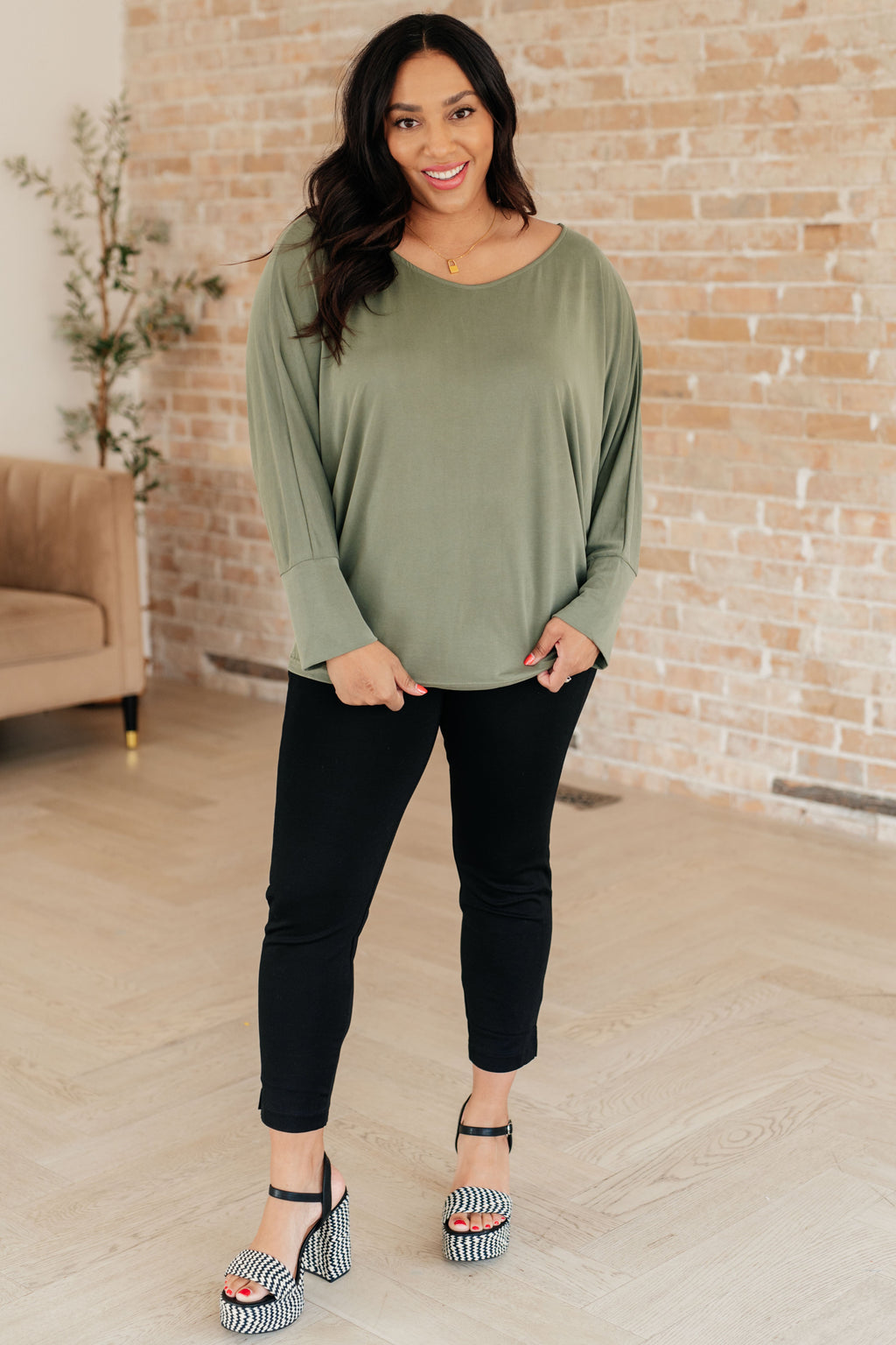 Softly Styled Dolman Top