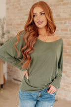 Softly Styled Dolman Top