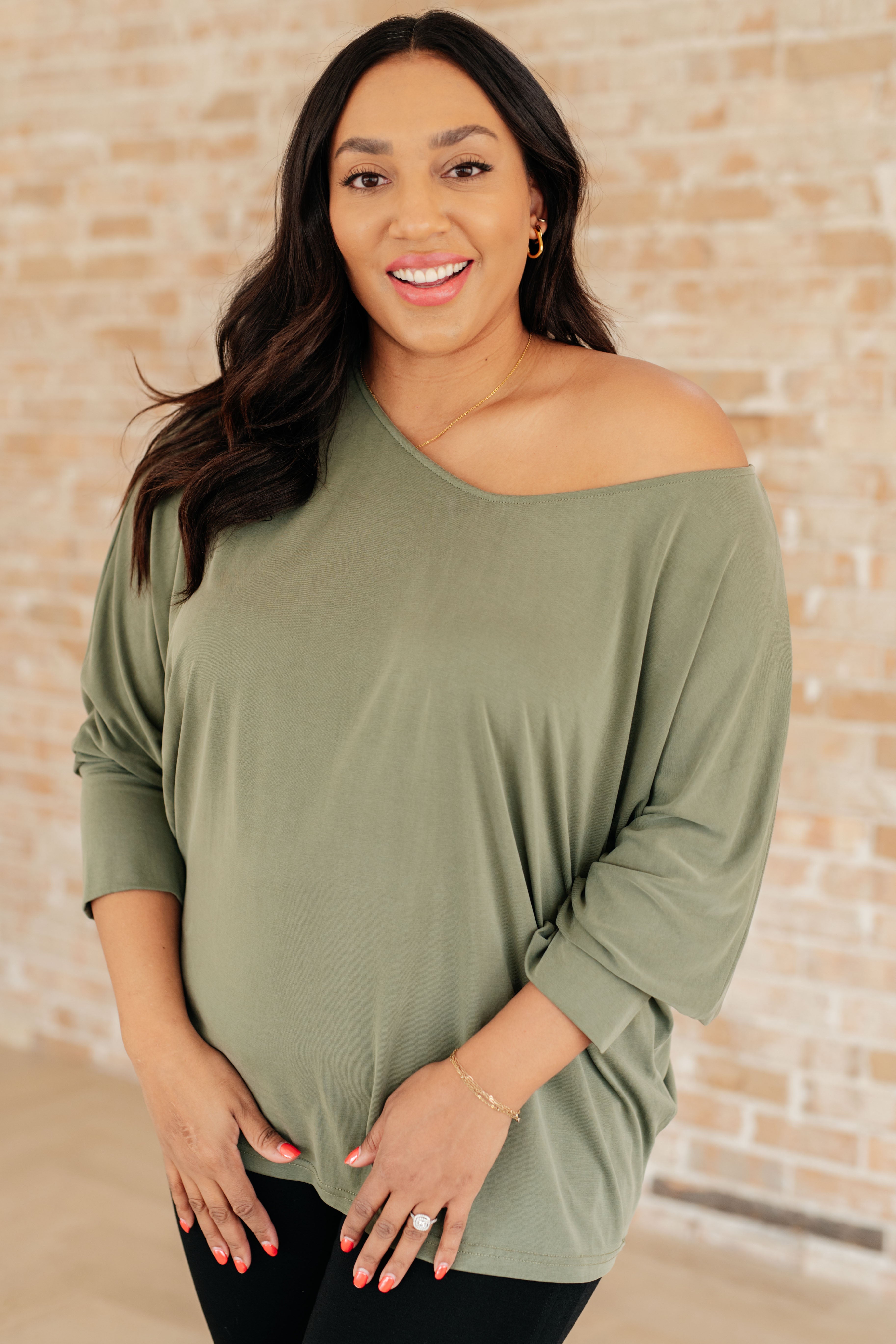 Softly Styled Dolman Top
