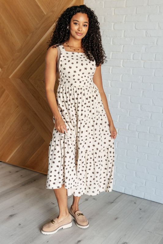 Golden Hour Corduroy Tiered Dress