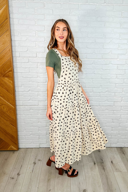 Golden Hour Corduroy Tiered Dress