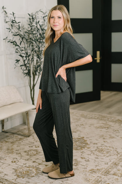 Ol' Reliable Lounge Set in Charcoal