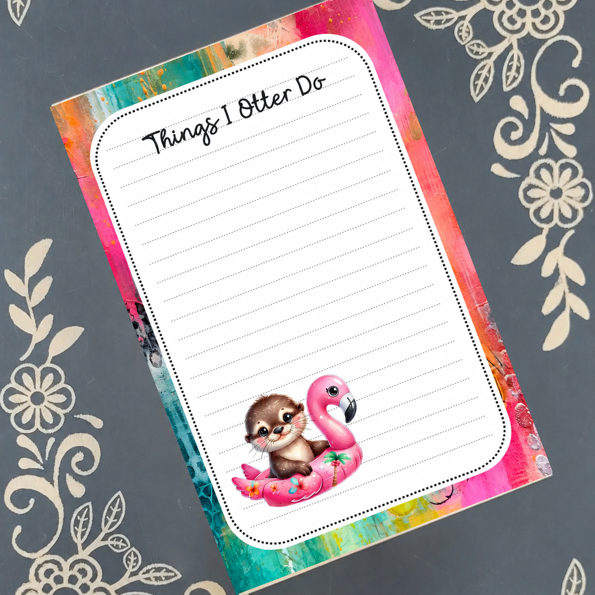 Otterly Unbothered Notepad
