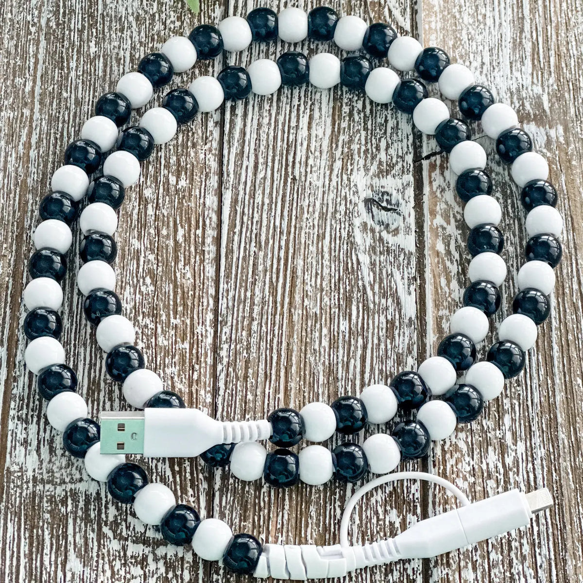 Beaded 2-in-1 Phone Charging Cable