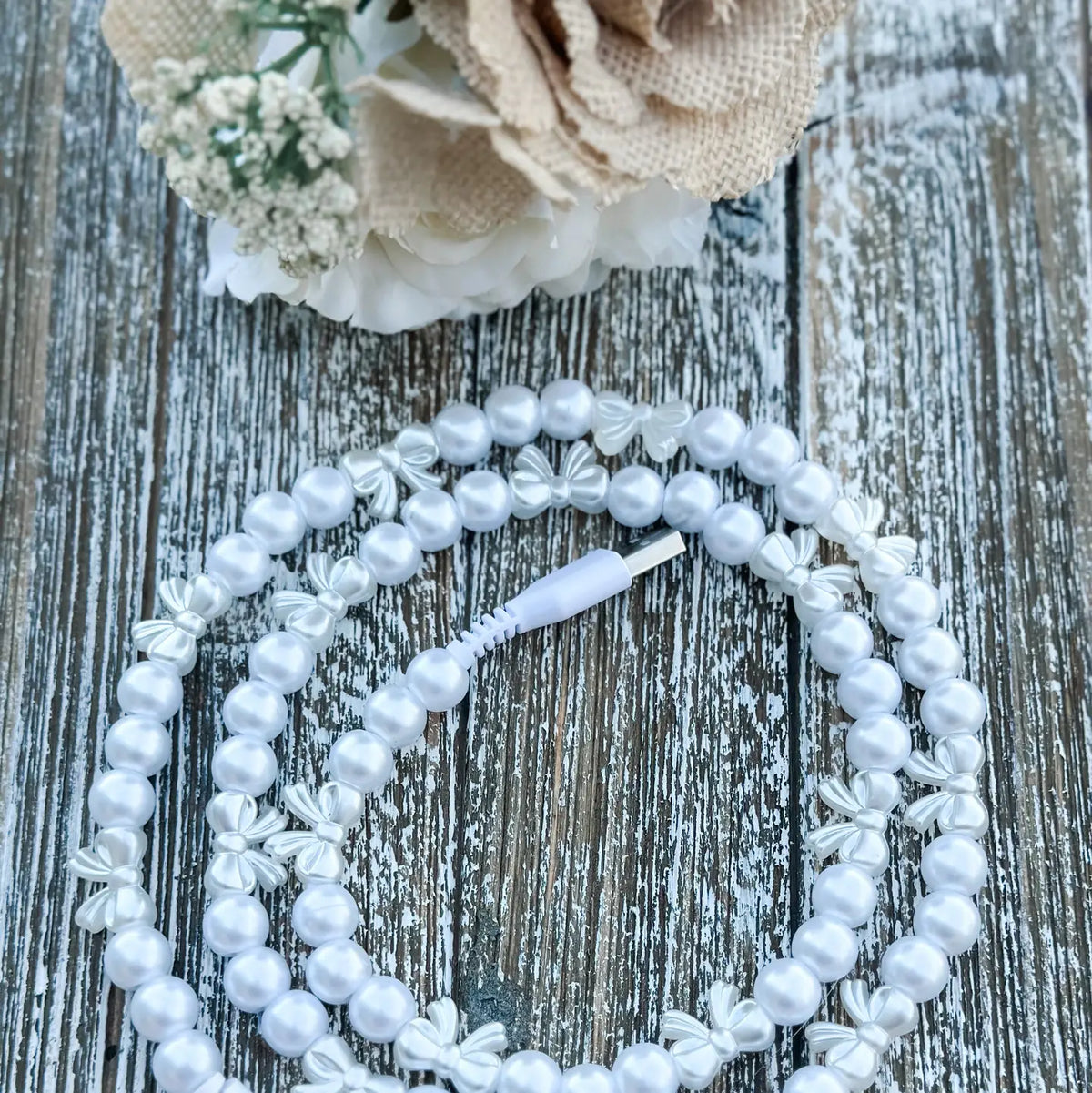 Beaded 2-in-1 Phone Charging Cable
