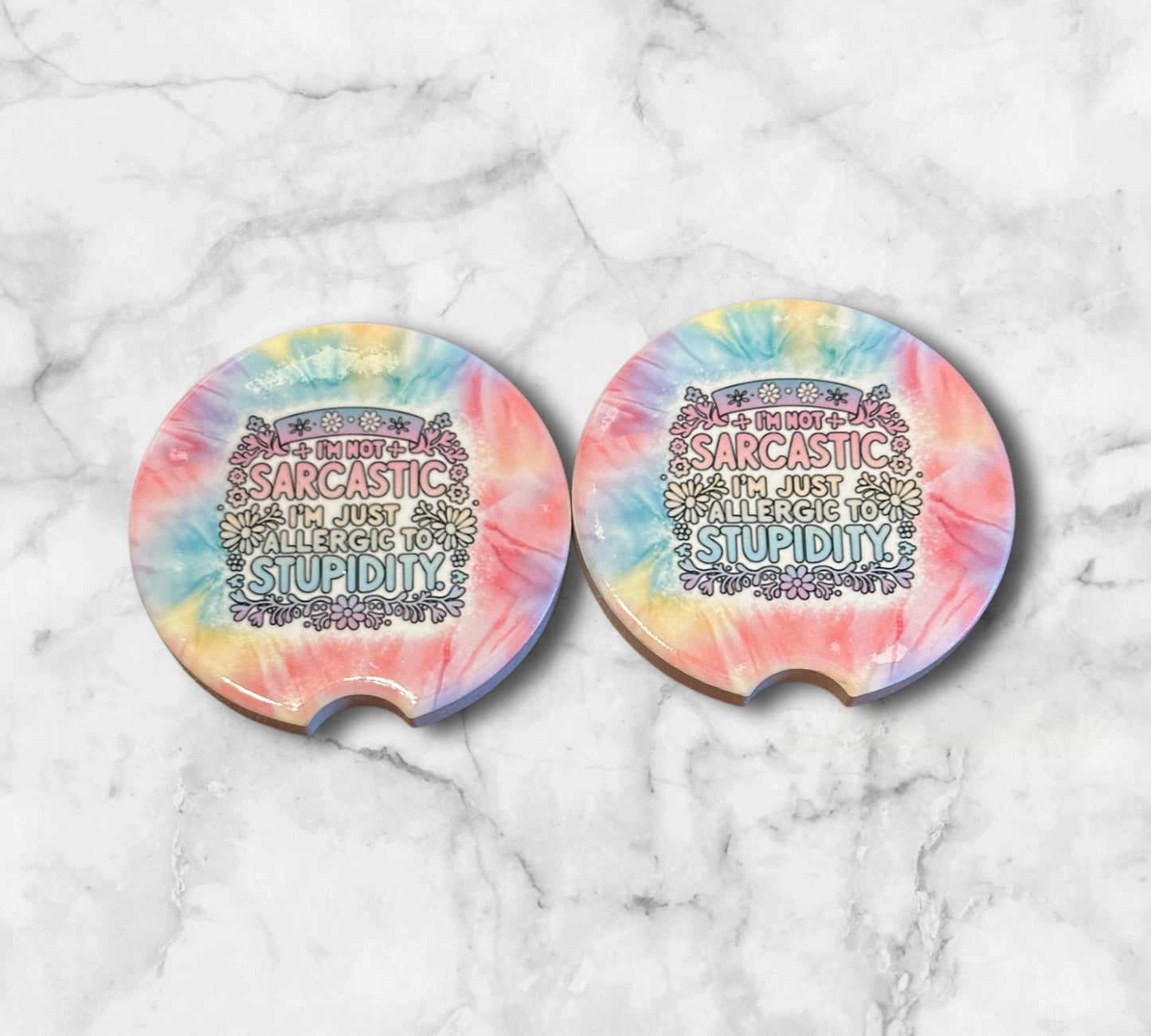 Ceramic Car Coaster Sets