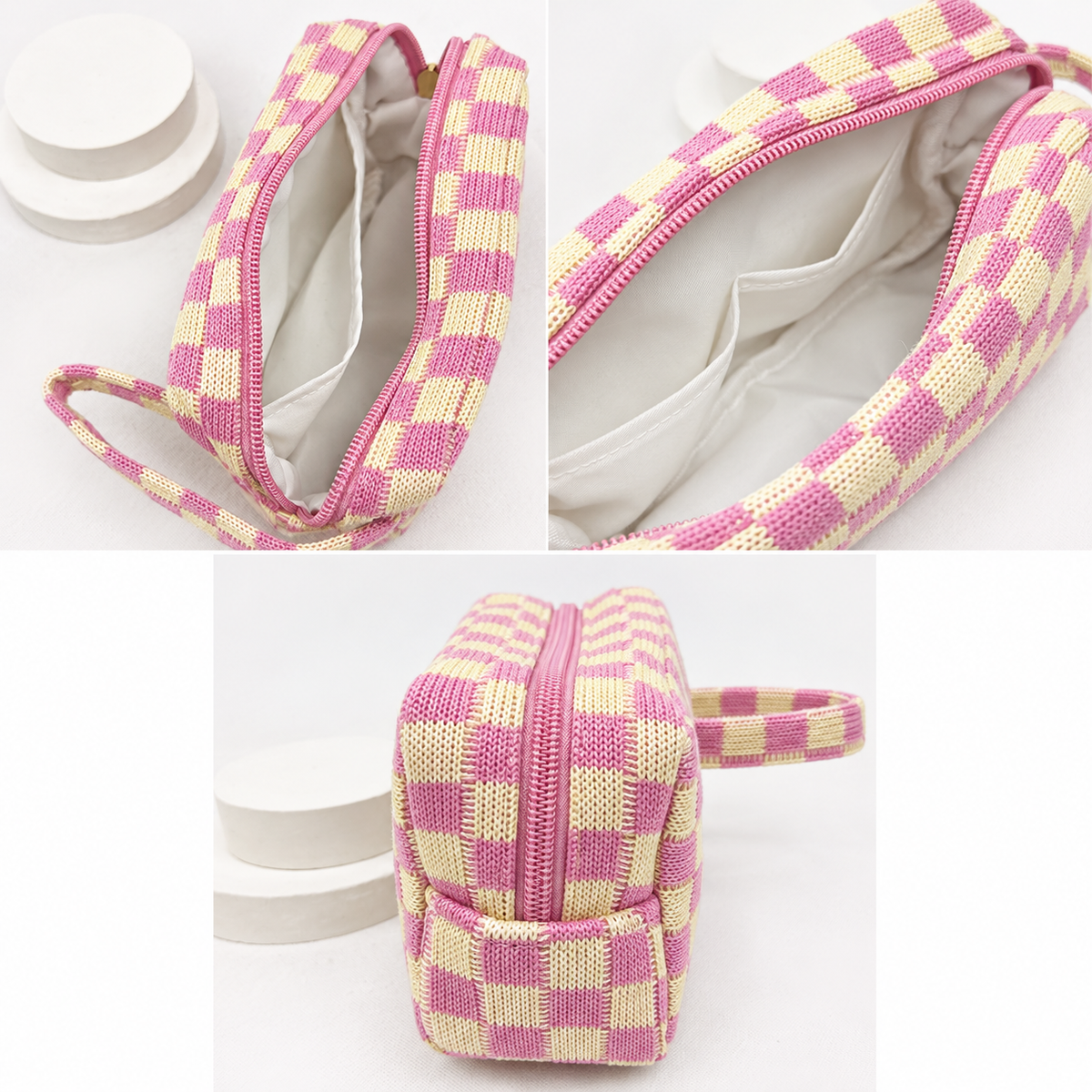 Checker Please Cosmetic Bag