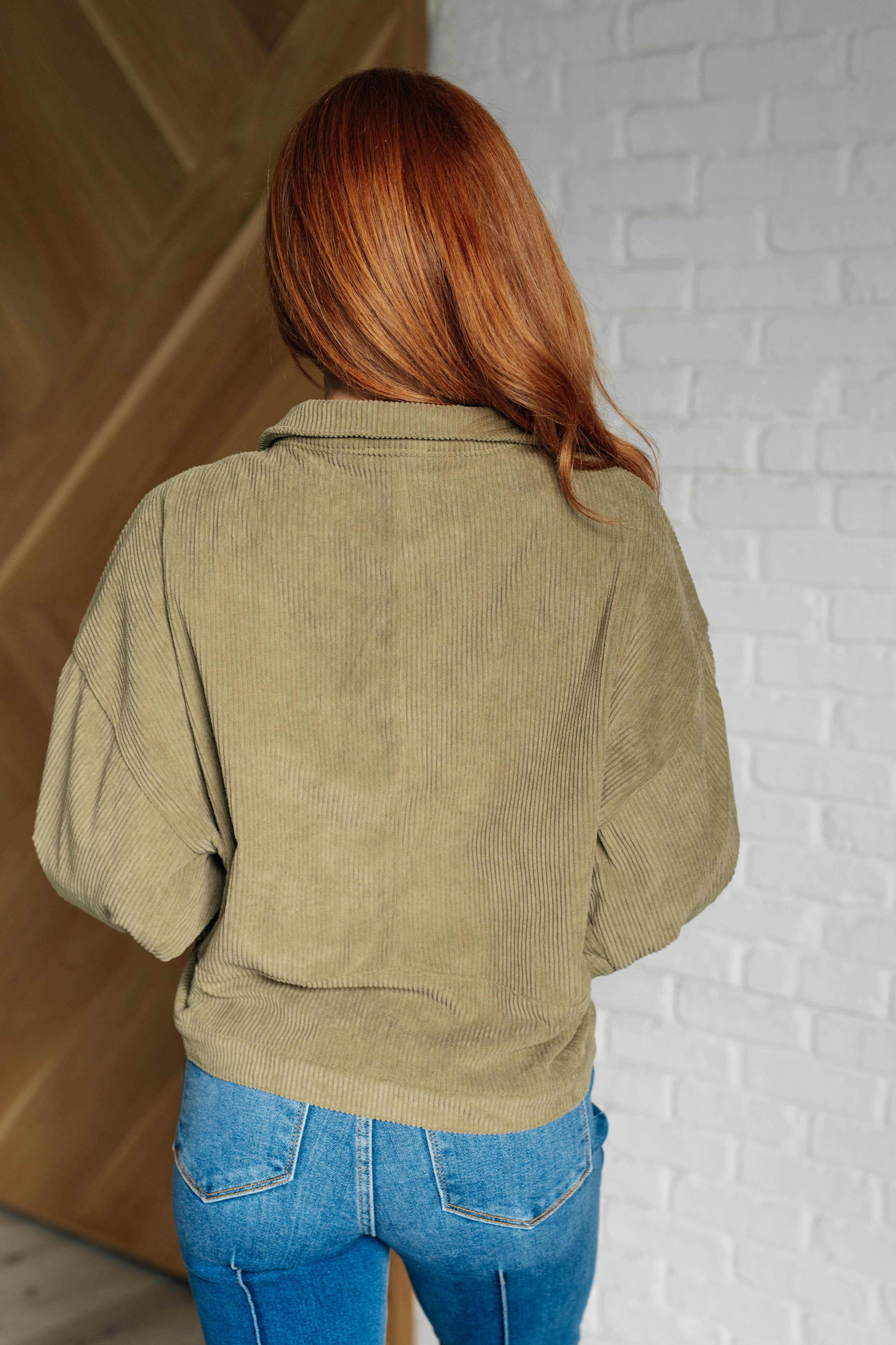 Primrose Olive Corduroy Jacket