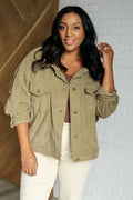 Primrose Olive Corduroy Jacket