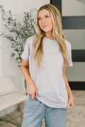 Rest Assured Relaxed Tee in Heather Gray