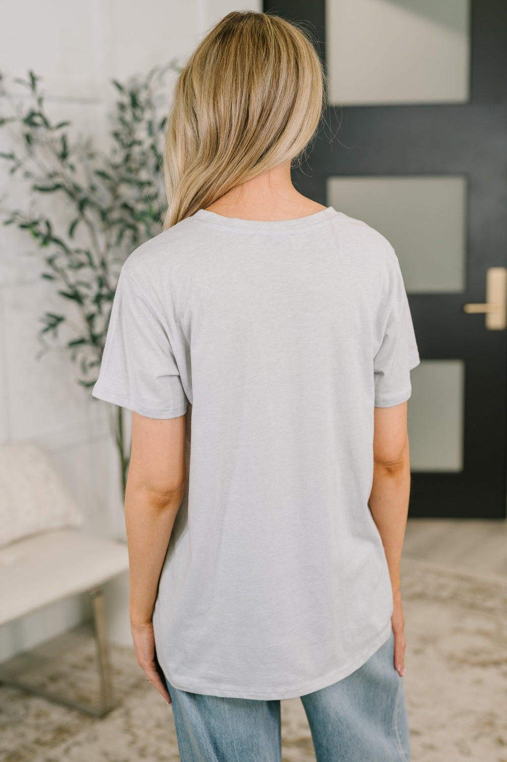 Rest Assured Relaxed Tee in Heather Gray