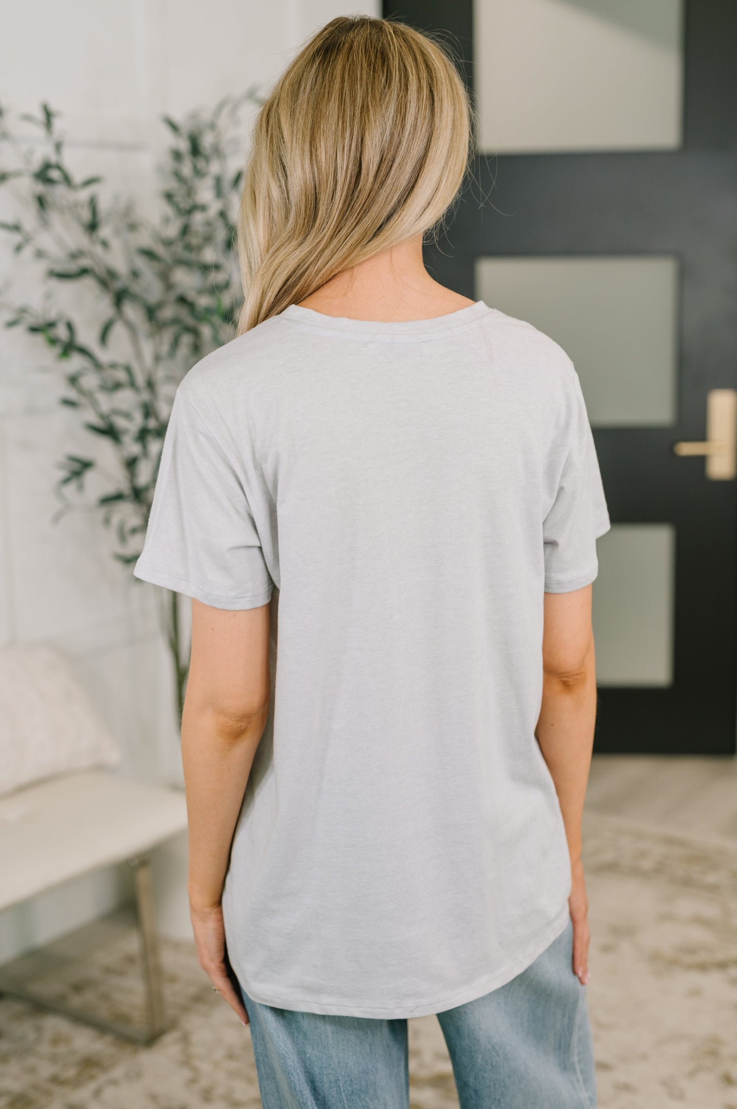 Rest Assured Relaxed Tee in Heather Gray