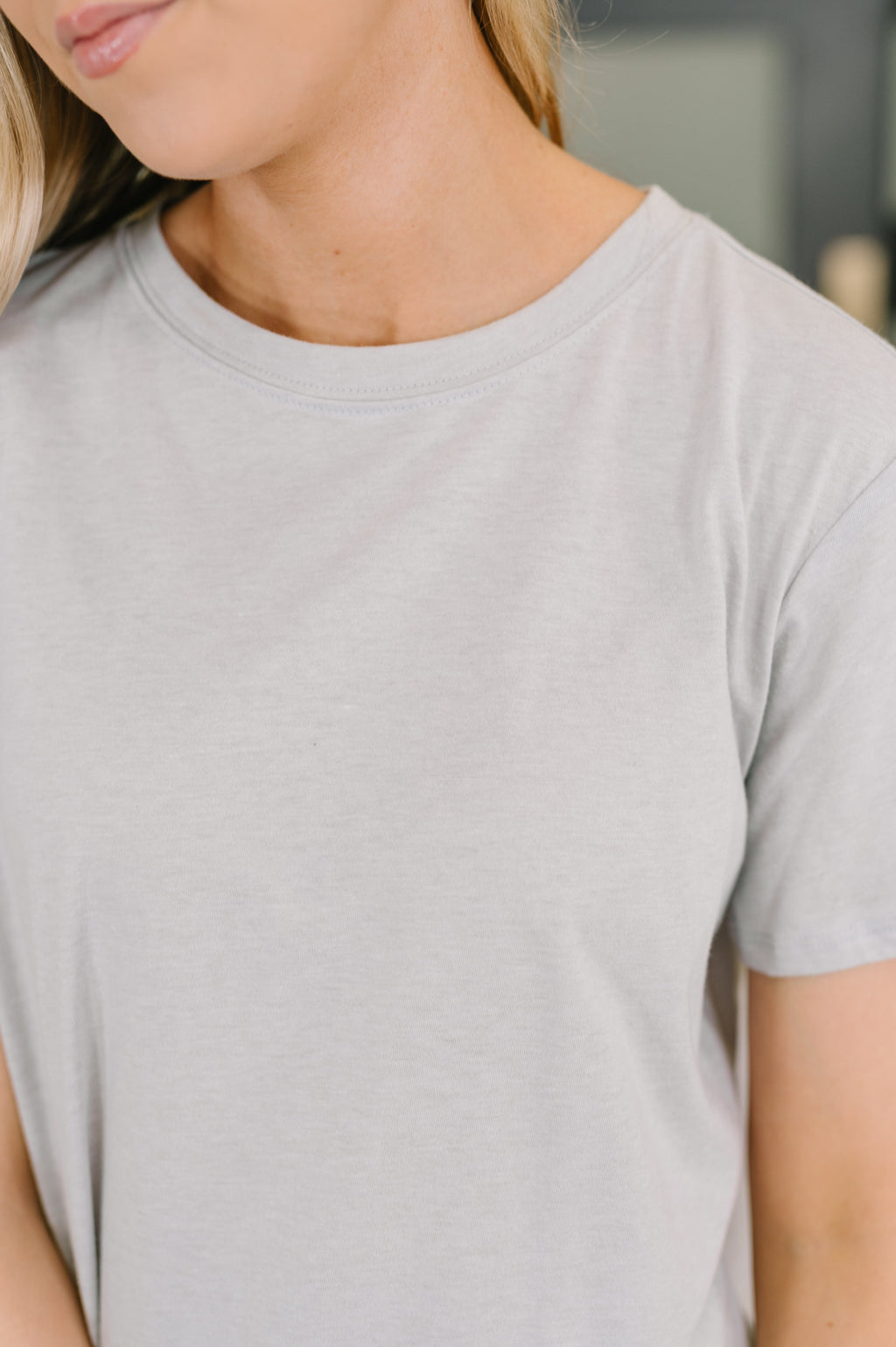 Rest Assured Relaxed Tee in Heather Gray