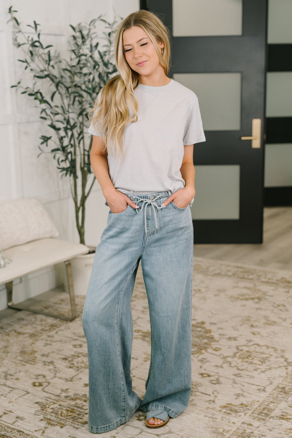 Rest Assured Relaxed Tee in Heather Gray