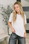 Rest Assured Relaxed Tee in White