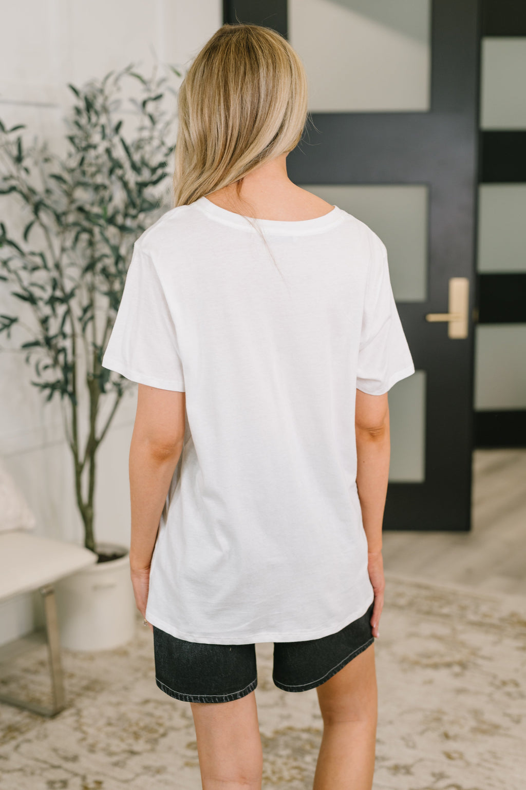 Rest Assured Relaxed Tee in White