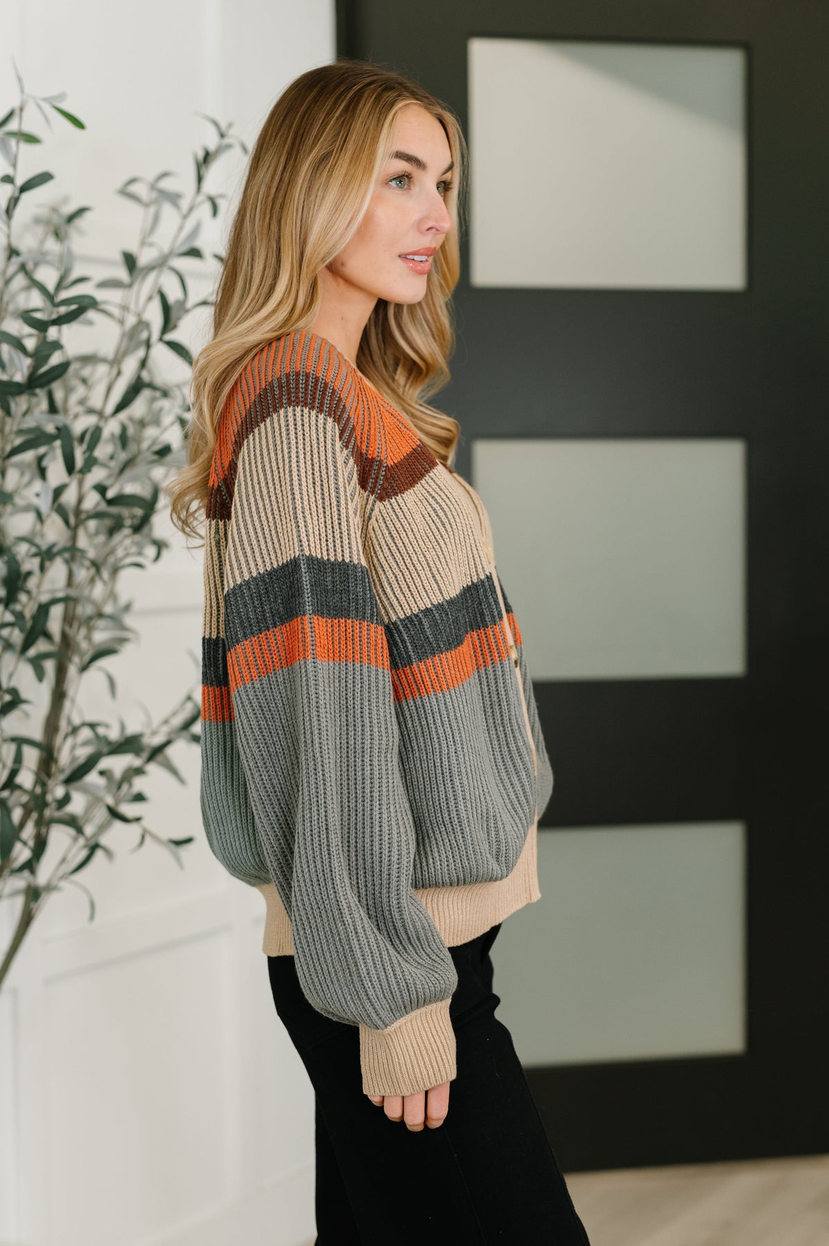 Worth the Wait Colorblock Cardigan