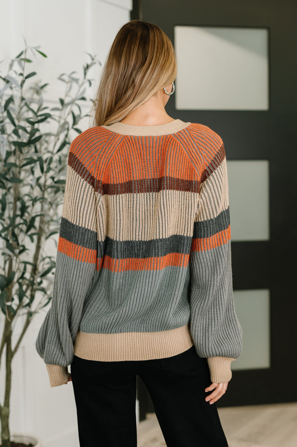 Worth the Wait Colorblock Cardigan