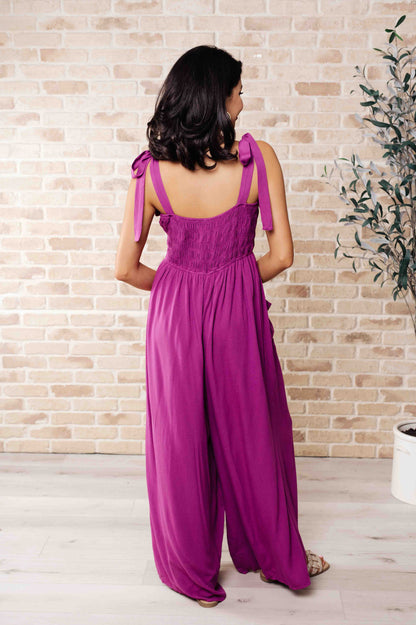 Just Add Plans Wide Leg Jumpsuit