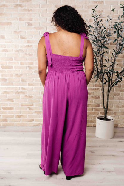 Just Add Plans Wide Leg Jumpsuit
