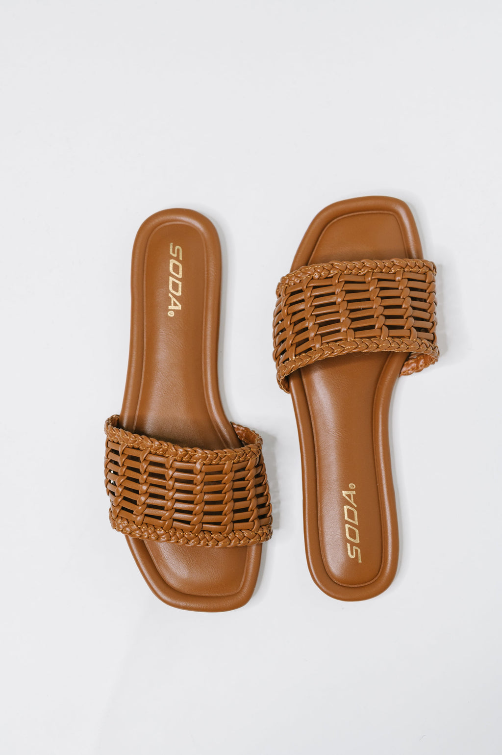 Golden Hour Woven Slides