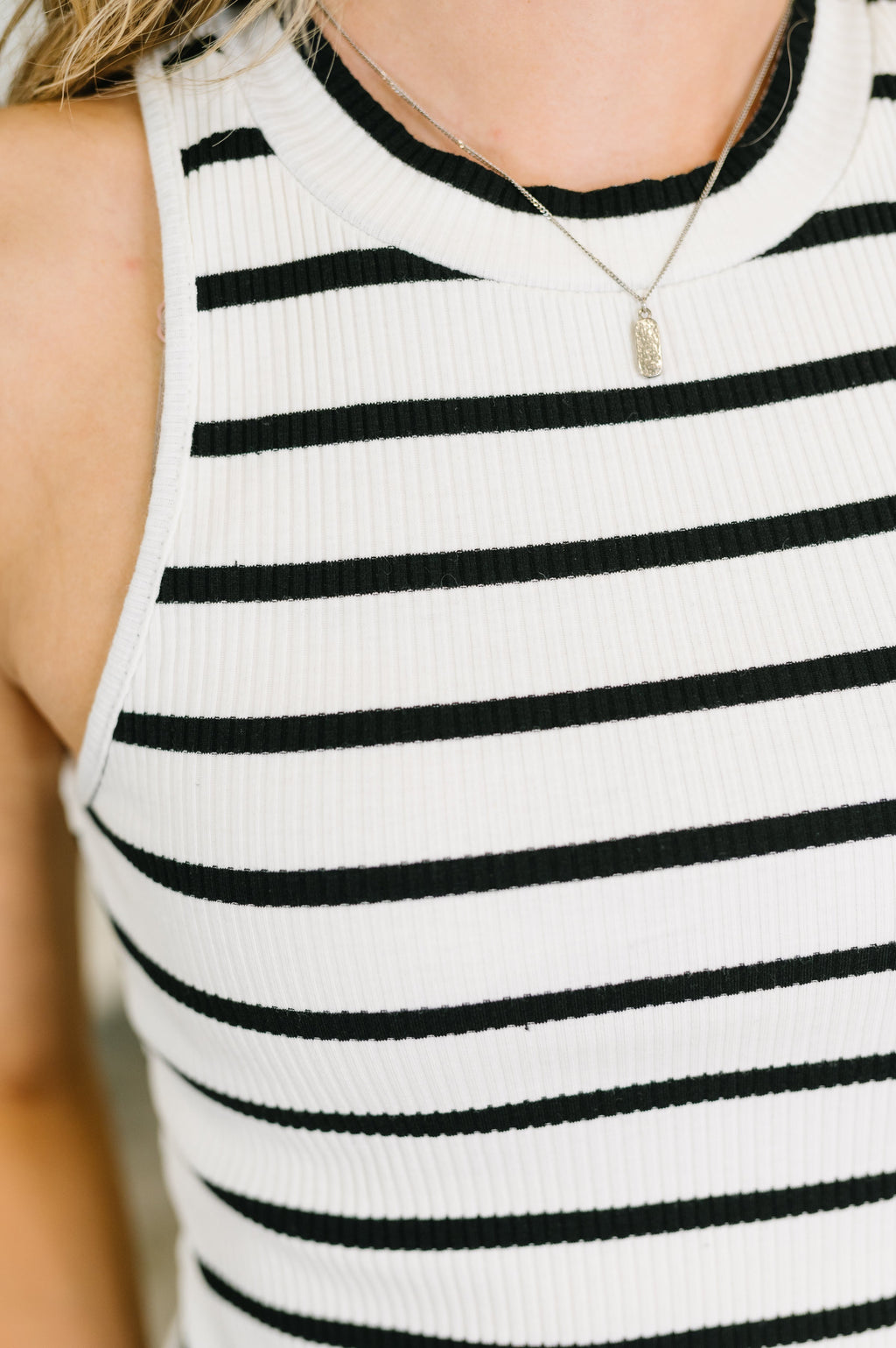 Coastal Stripe Halter Tank