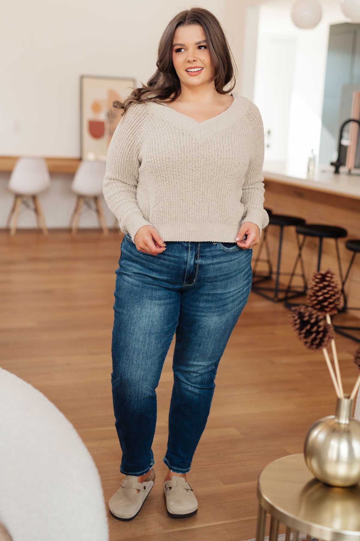 Both Ways V-Neck Sweater