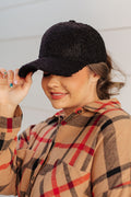 First Frost Sherpa Ball Cap in Black
