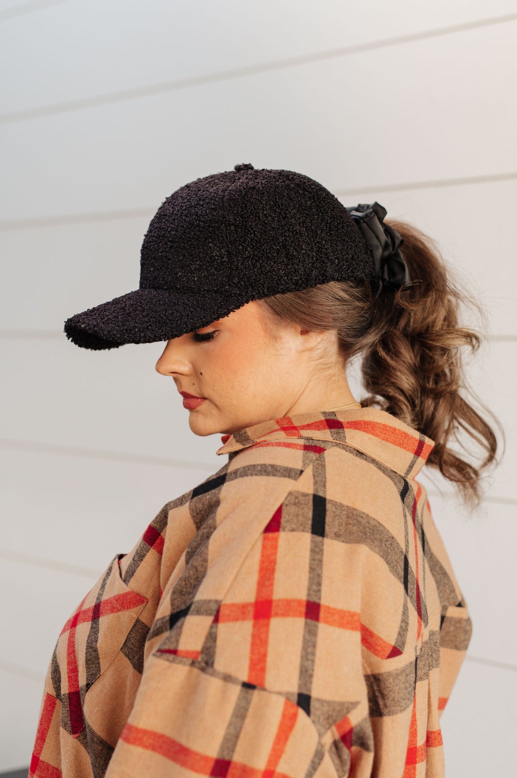 First Frost Sherpa Ball Cap in Black