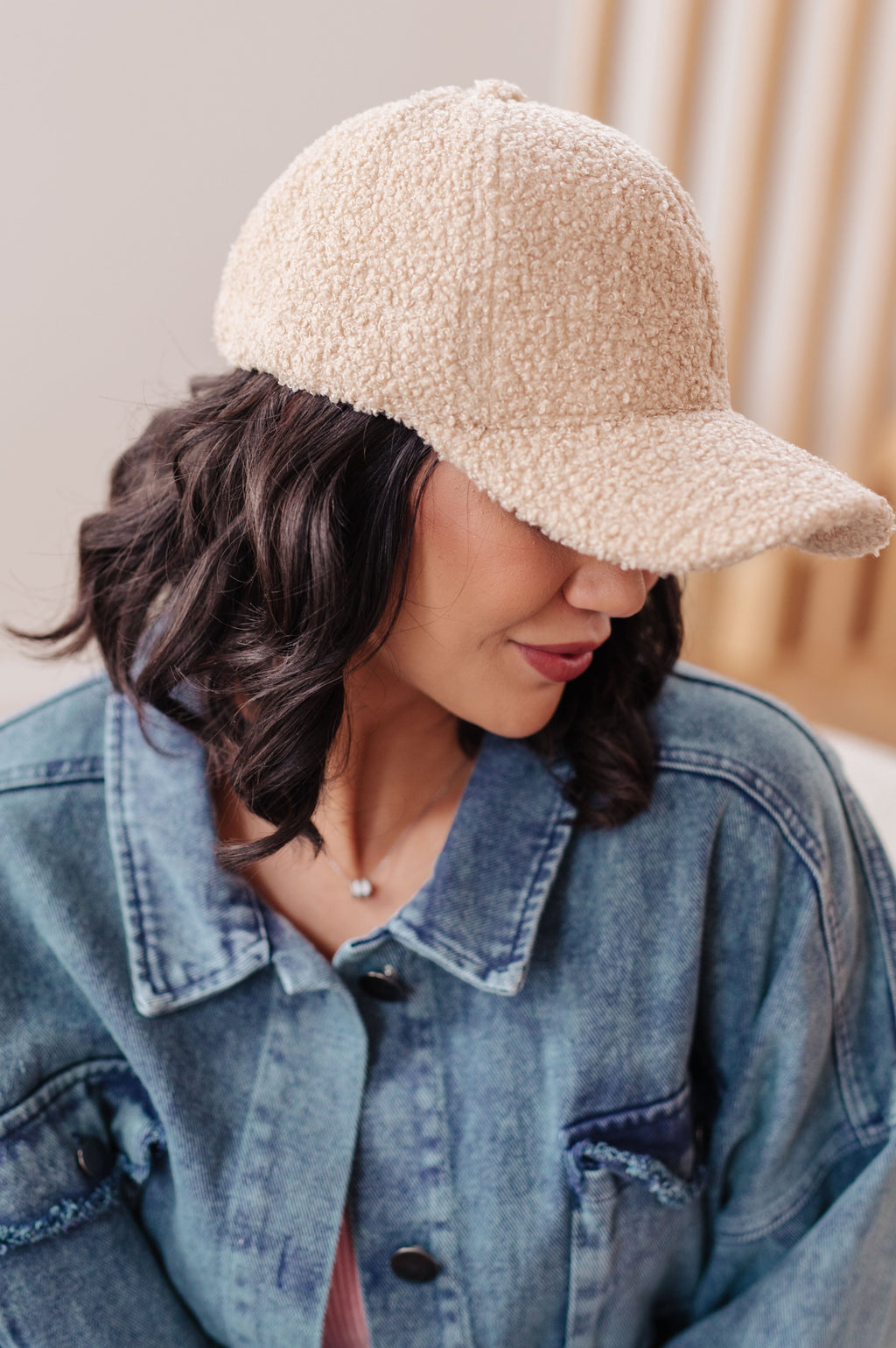 First Frost Sherpa Ball Cap in Khaki