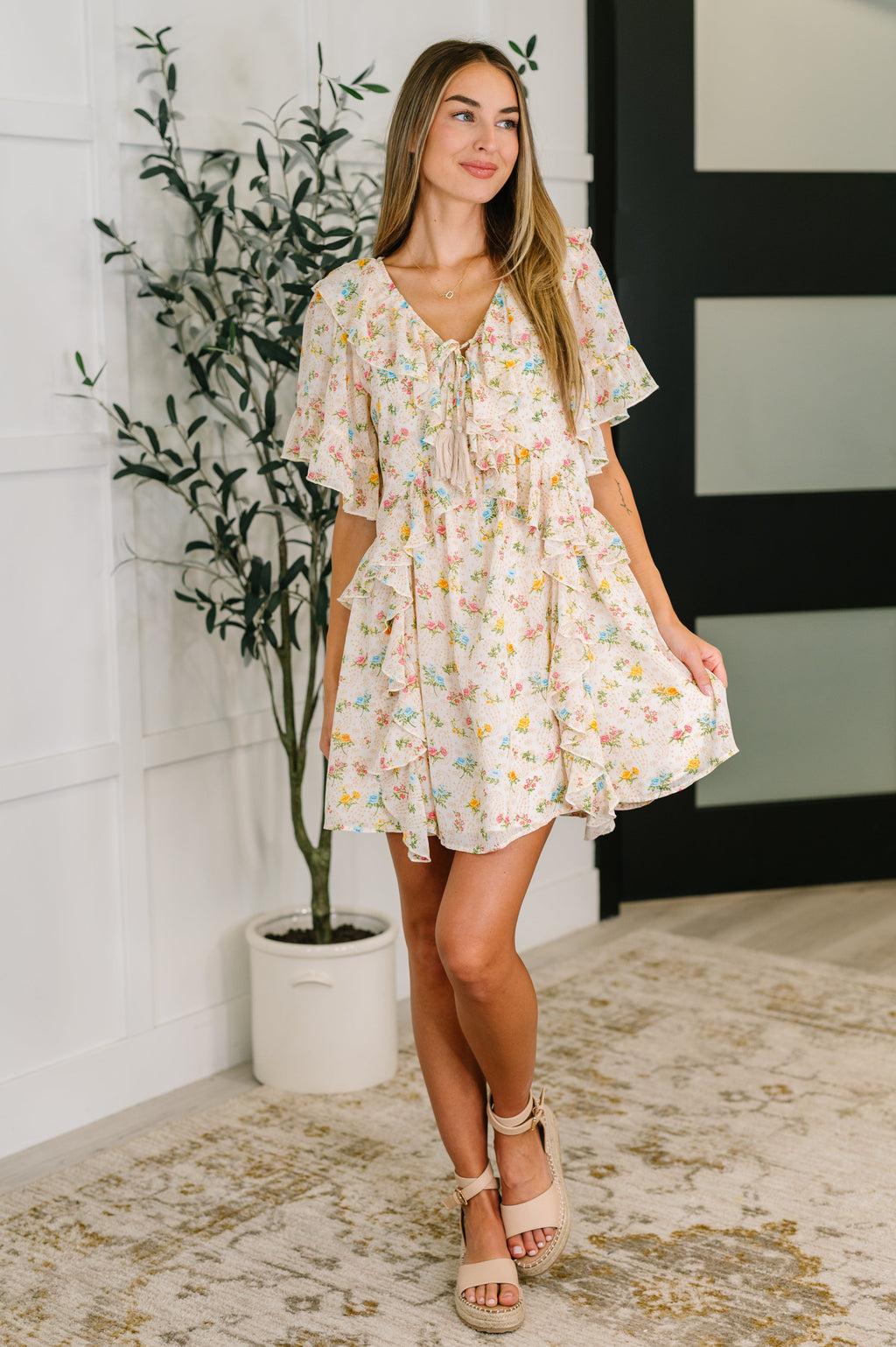 Wildflower Chiffon Dress