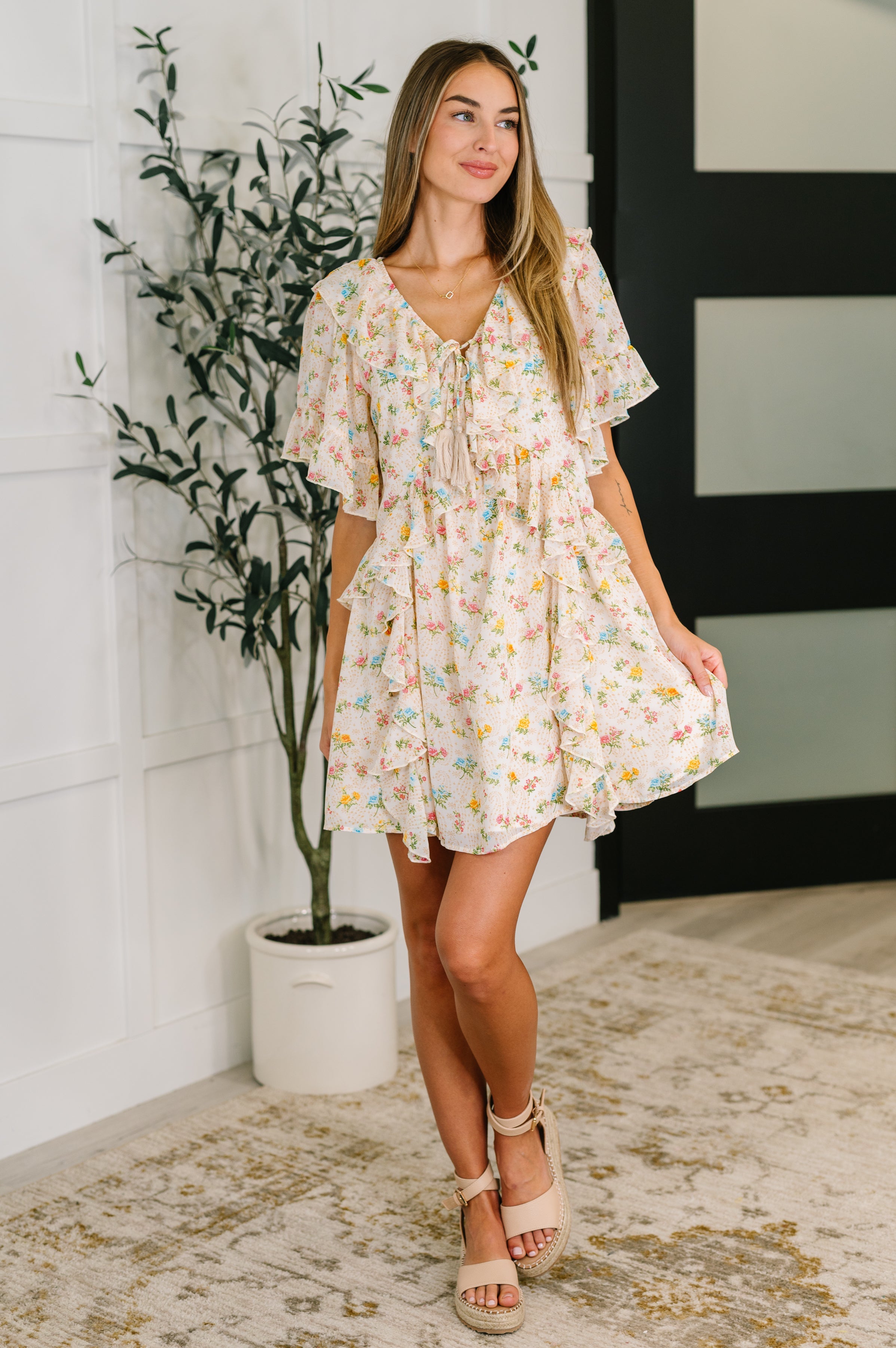 Wildflower Chiffon Dress