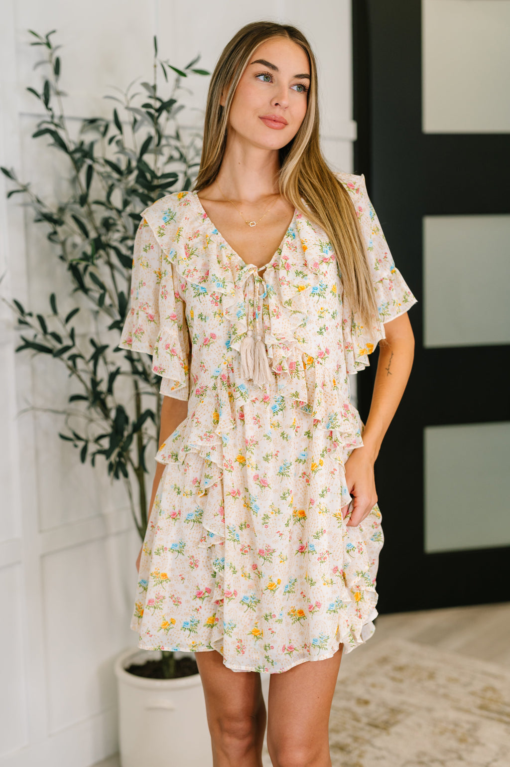 Wildflower Chiffon Dress