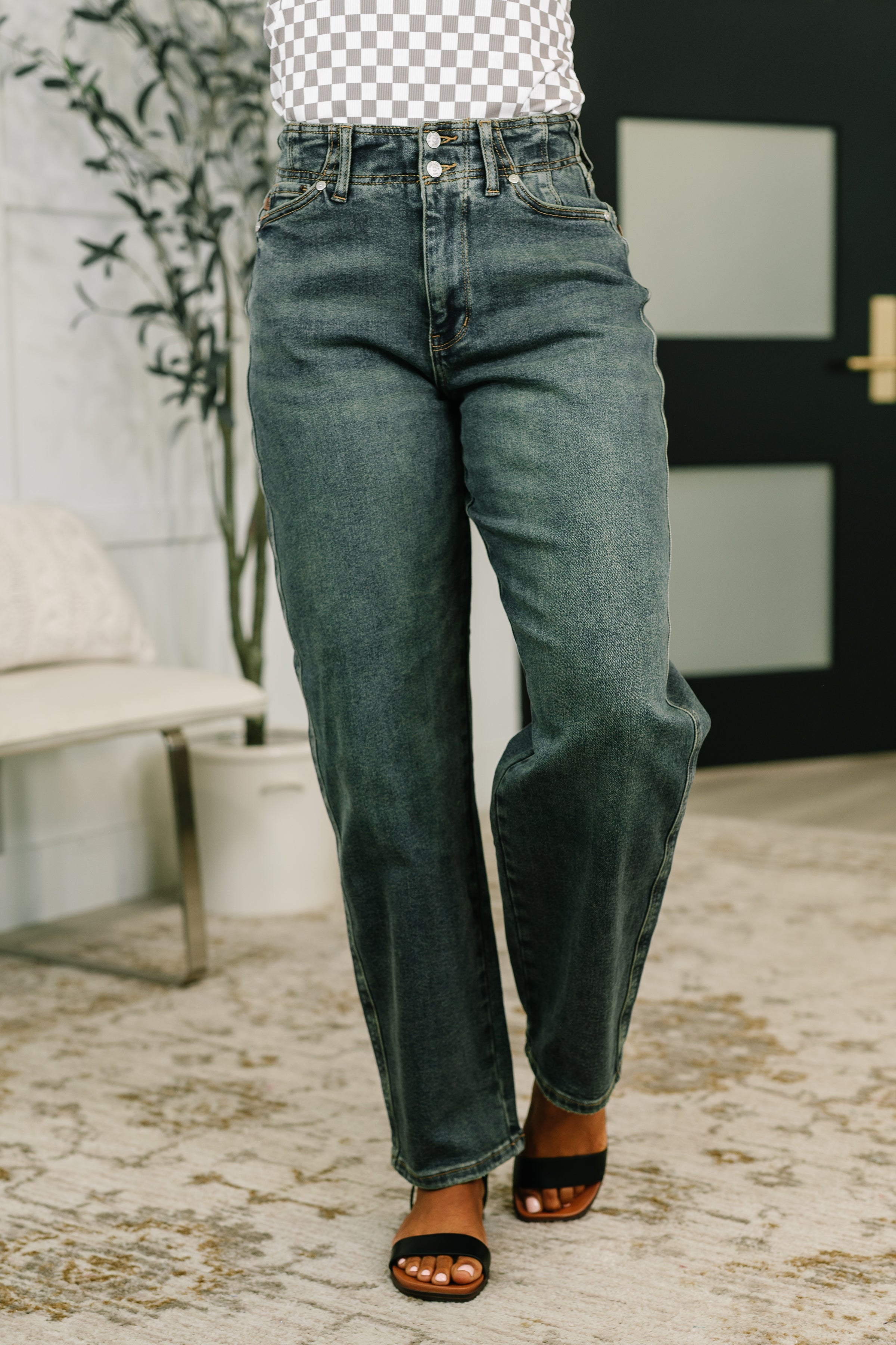 Judy Blue Teressa Hollywood Waist Wide Leg Jeans