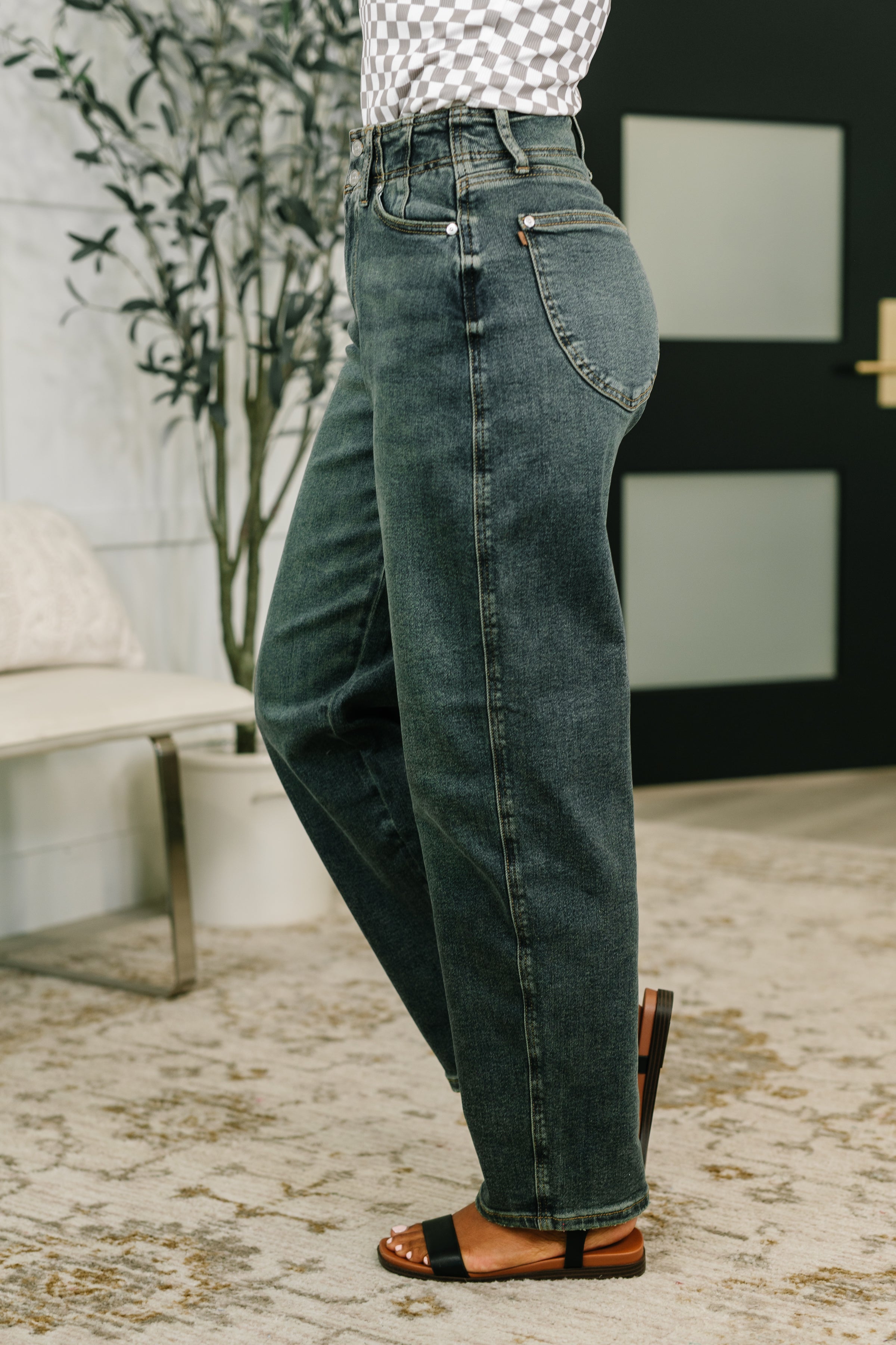 Judy Blue Teressa Hollywood Waist Wide Leg Jeans