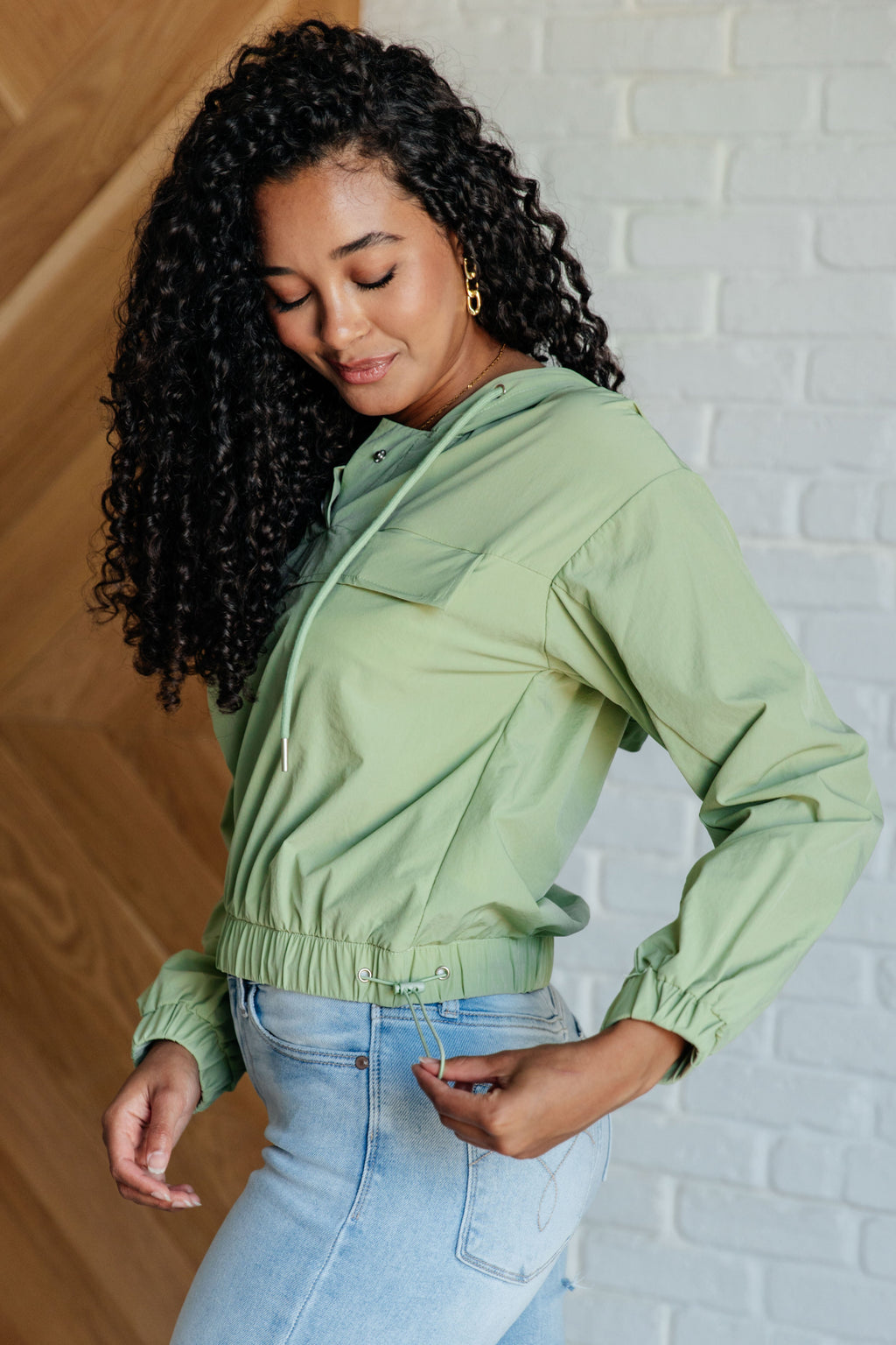 Weather or Not Hooded Windbreaker