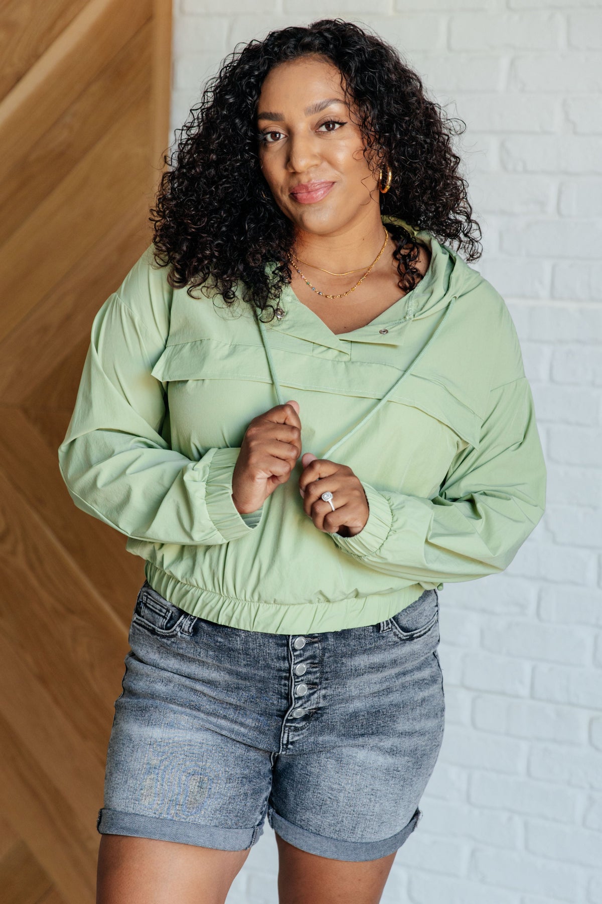 Weather or Not Hooded Windbreaker