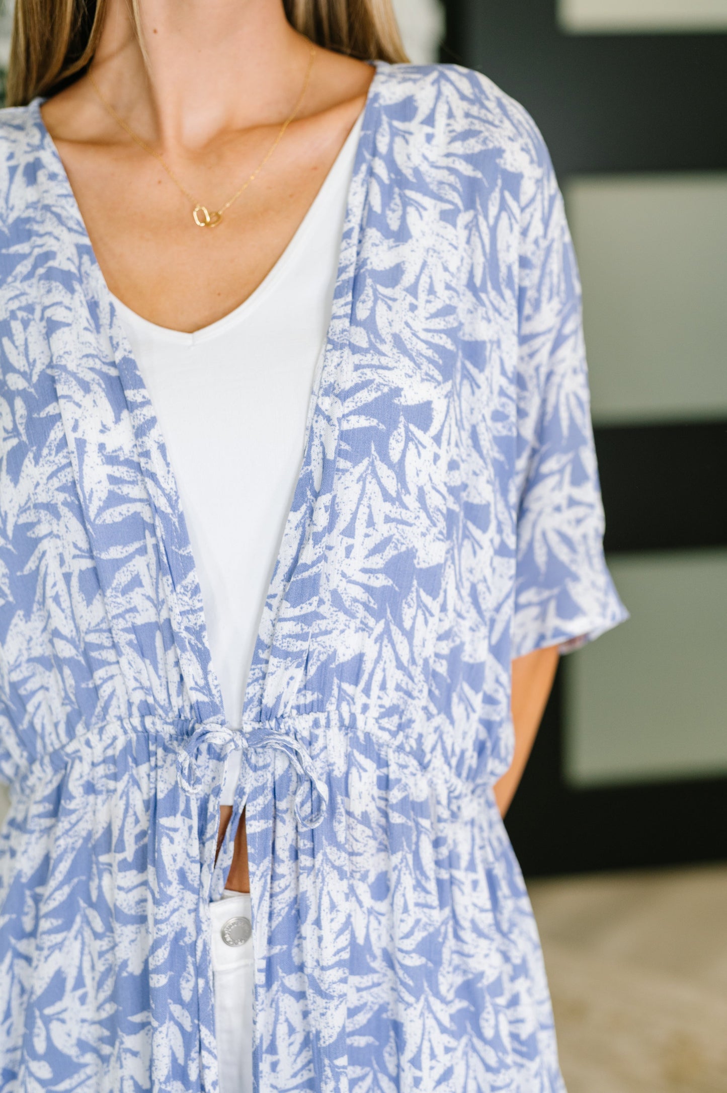 Periwinkle Escape Kimono