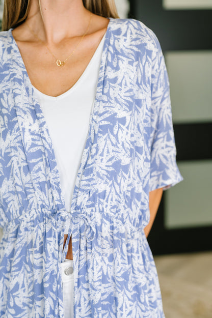 Periwinkle Escape Kimono