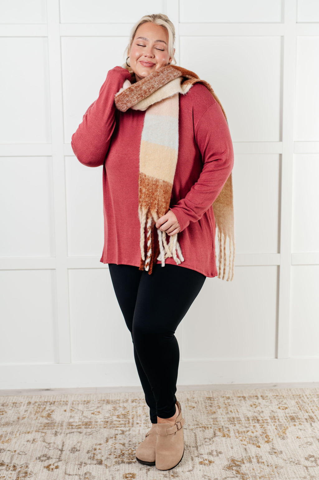 Quiet Moments Brushed Knit Top