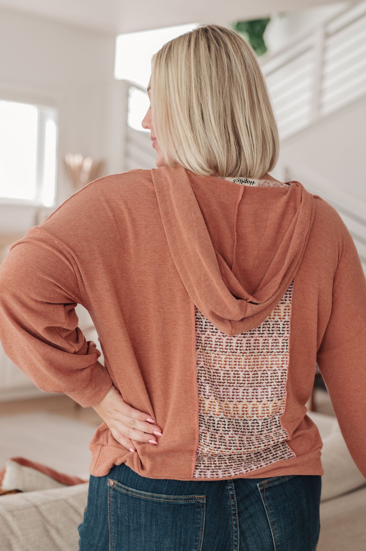 Colorful Company Mixed Print Hoodie