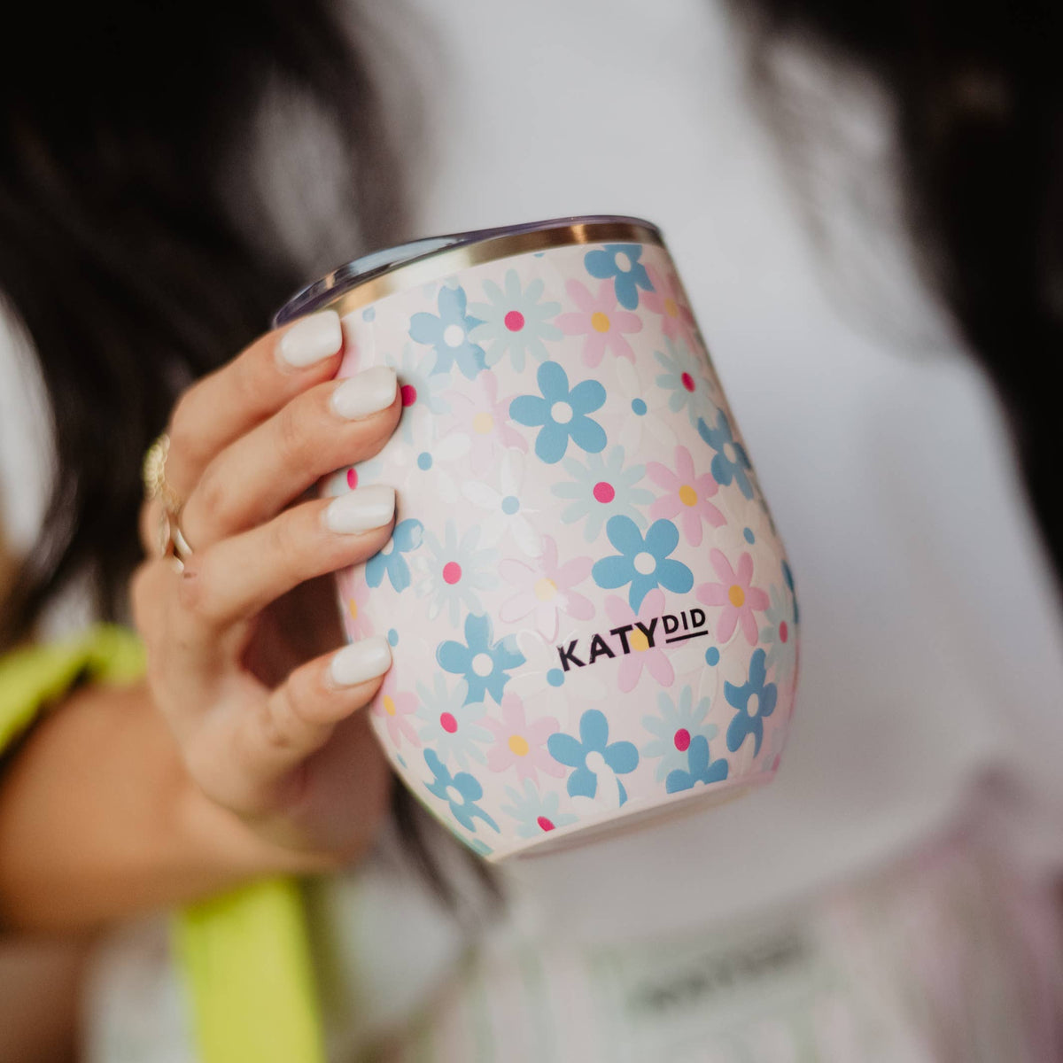 Daisy Days Wine Tumbler