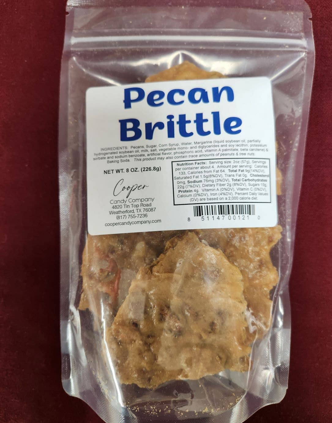 Southern Pecan Brittle