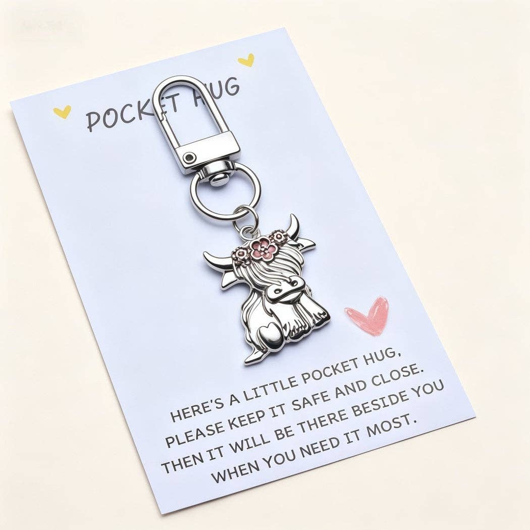Highland Hugs Keychain